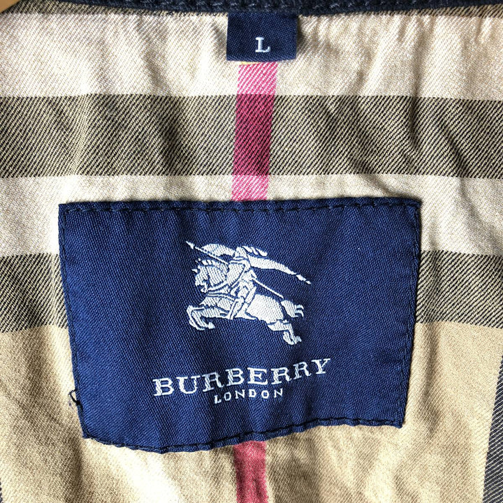 Burberry's BURBERRY LONDON cotton jacket, men's size L cotton black type Vintage Second Hand