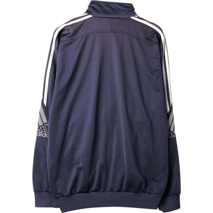00'S adidas jersey track jacket, men's size M polyester Purple type blue-purple Vintage Second Hand