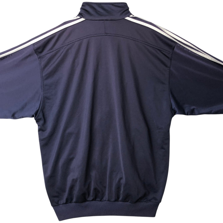 00'S adidas jersey track jacket, men's size M polyester Purple type blue-purple Vintage Second Hand