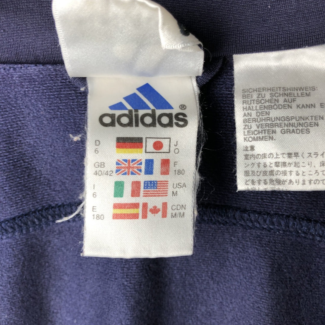 00'S adidas jersey track jacket, men's size M polyester Purple type blue-purple Vintage Second Hand