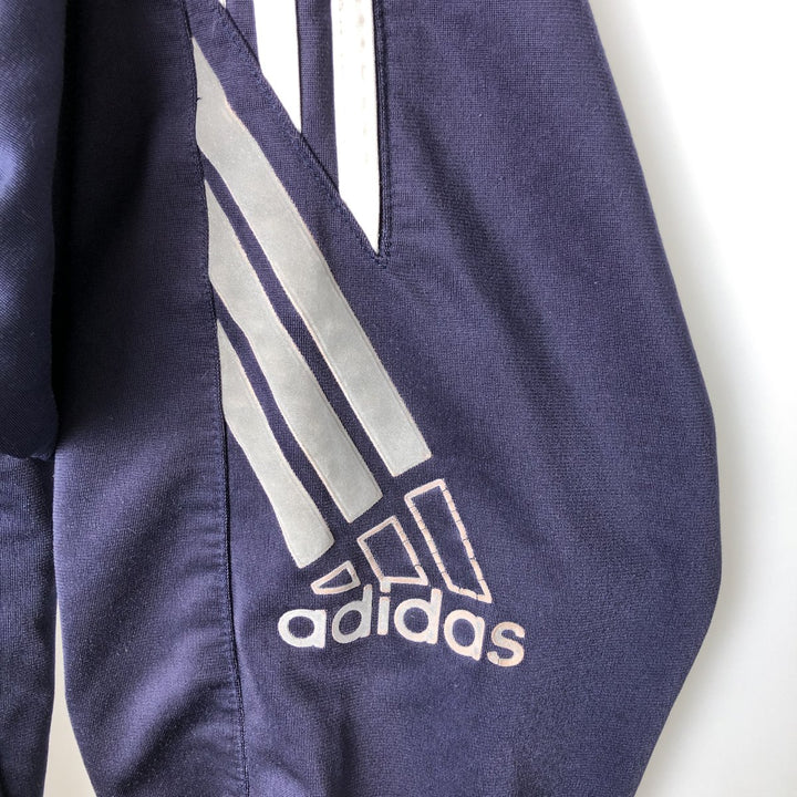 00'S adidas jersey track jacket, men's size M polyester Purple type blue-purple Vintage Second Hand