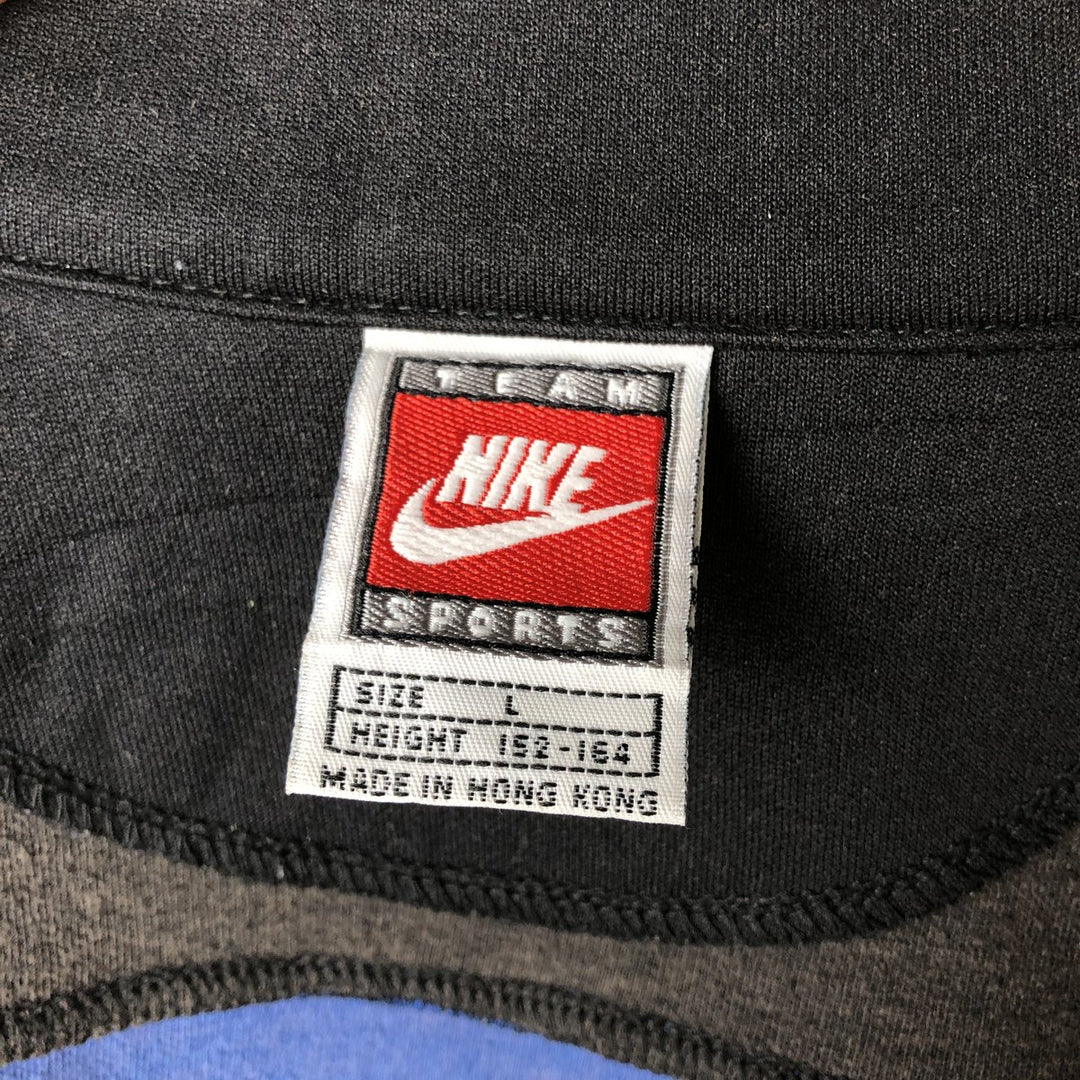 90'S - Vintage Nike Team Sport Track Jacket, Men's Size L polyester black type Vintage Second Hand