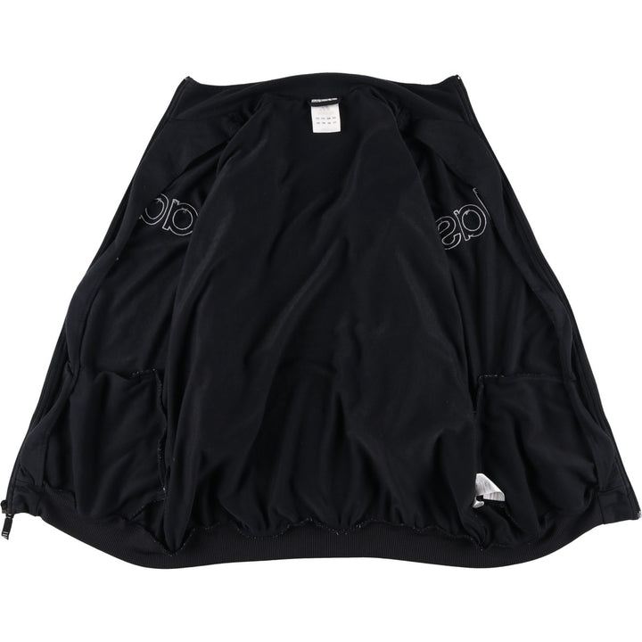 00'S adidas jersey track jacket, men's size L polyester black type Vintage Second Hand