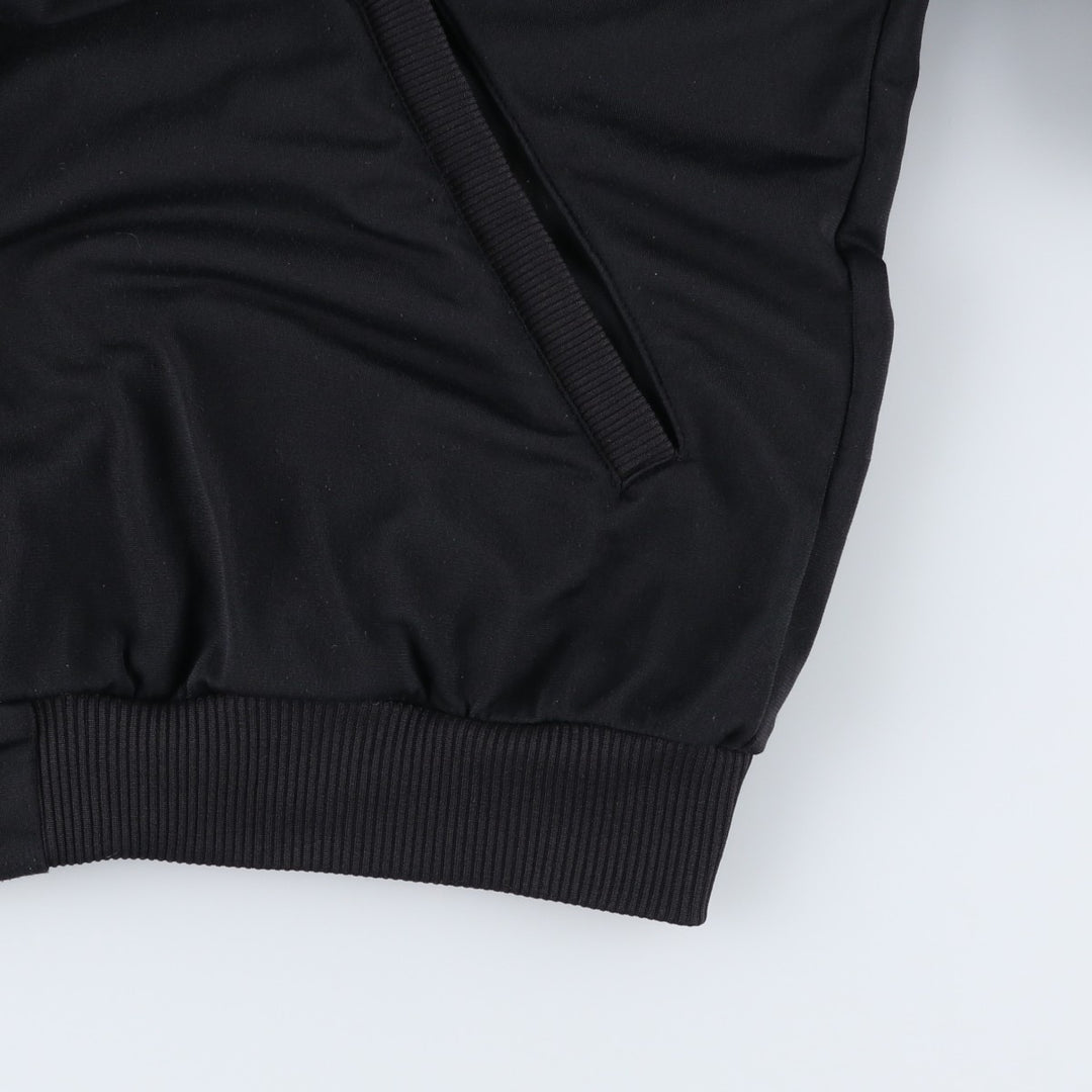 00'S adidas jersey track jacket, men's size L polyester black type Vintage Second Hand