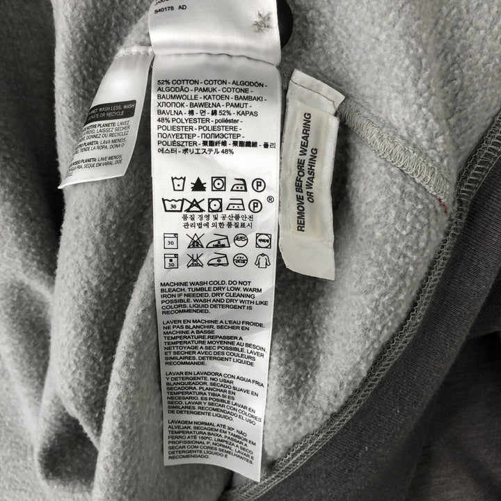 Levi's full-button two-tone sweatshirt, men's size XXL. cotton gray type Vintage Second Hand