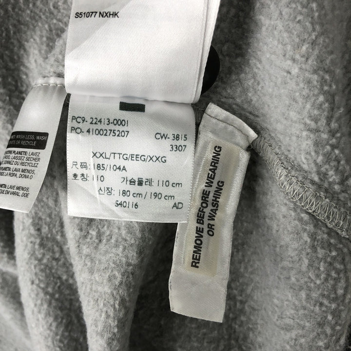Levi's full-button two-tone sweatshirt, men's size XXL. cotton gray type Vintage Second Hand