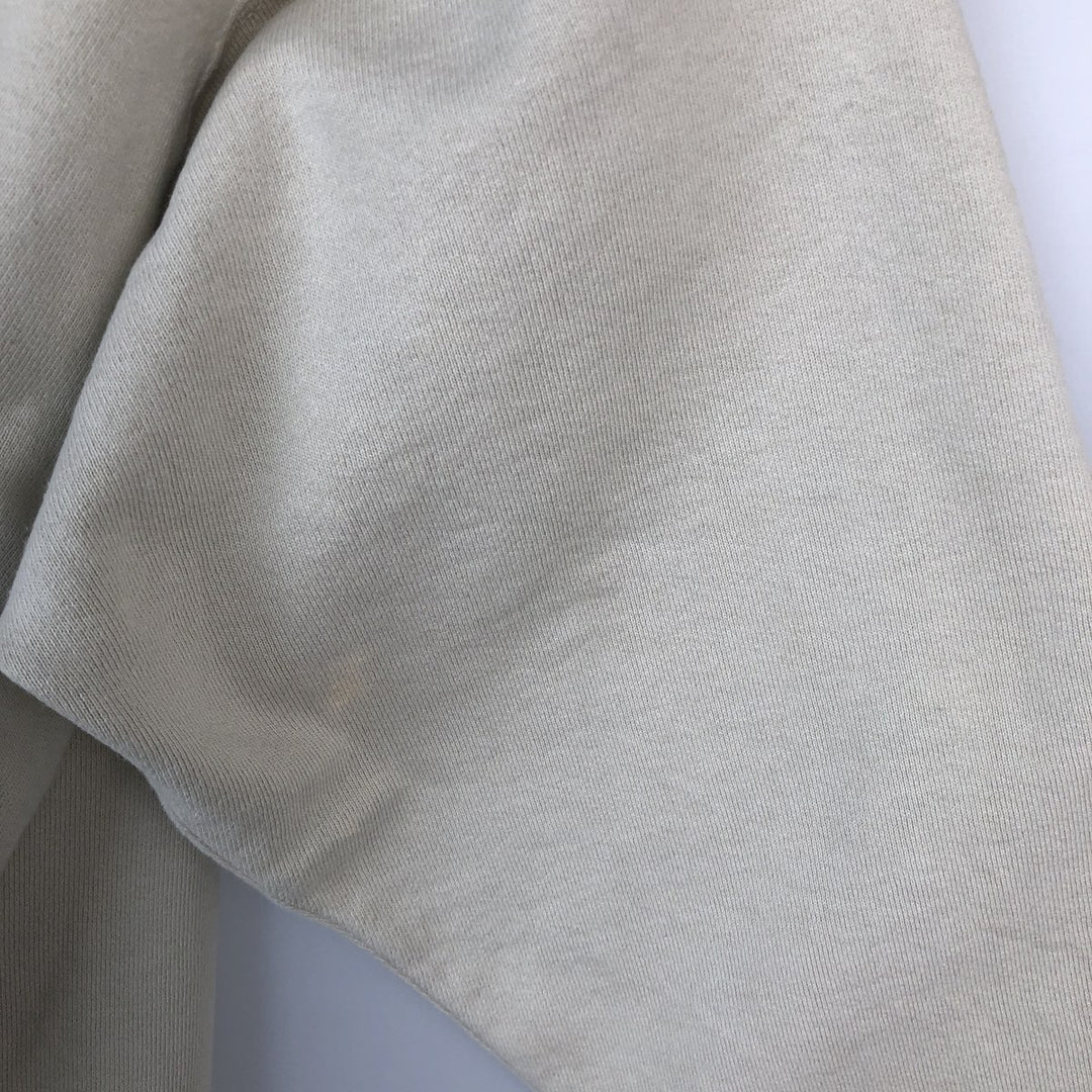 Vintage 90'S Fruit of the Loom Super Cotton Dog Print Animal Sweatshirt, Made in USA, Men's Size Medium cotton Beige type Vintage Second Hand