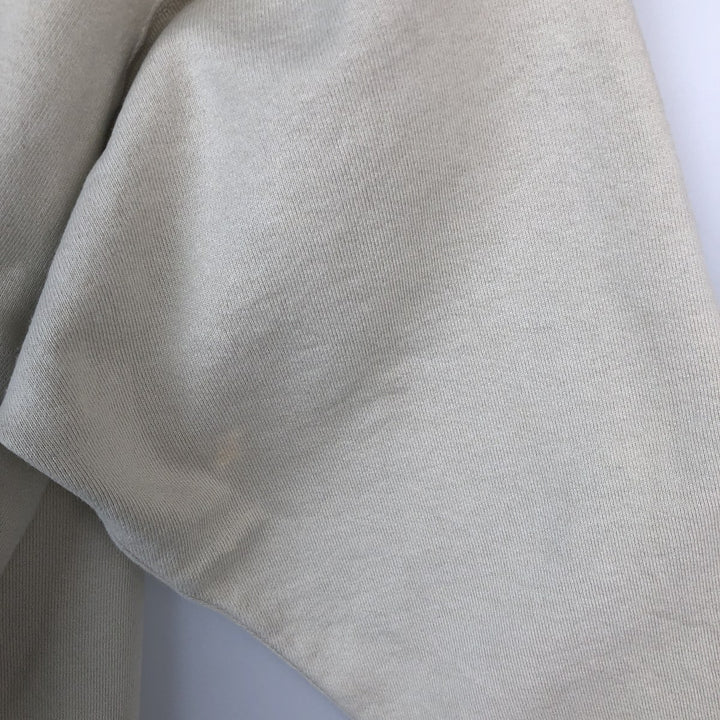 Vintage 90'S Fruit of the Loom Super Cotton Dog Print Animal Sweatshirt, Made in USA, Men's Size Medium cotton Beige type Vintage Second Hand