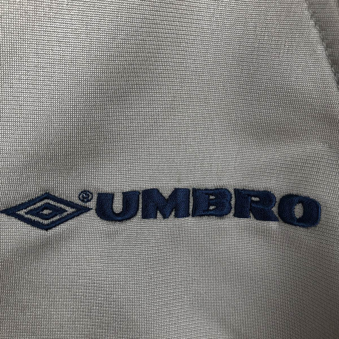 2000'S Umbro Jersey Track Jacket, Men's Size Small polyester gray type Vintage Second Hand
