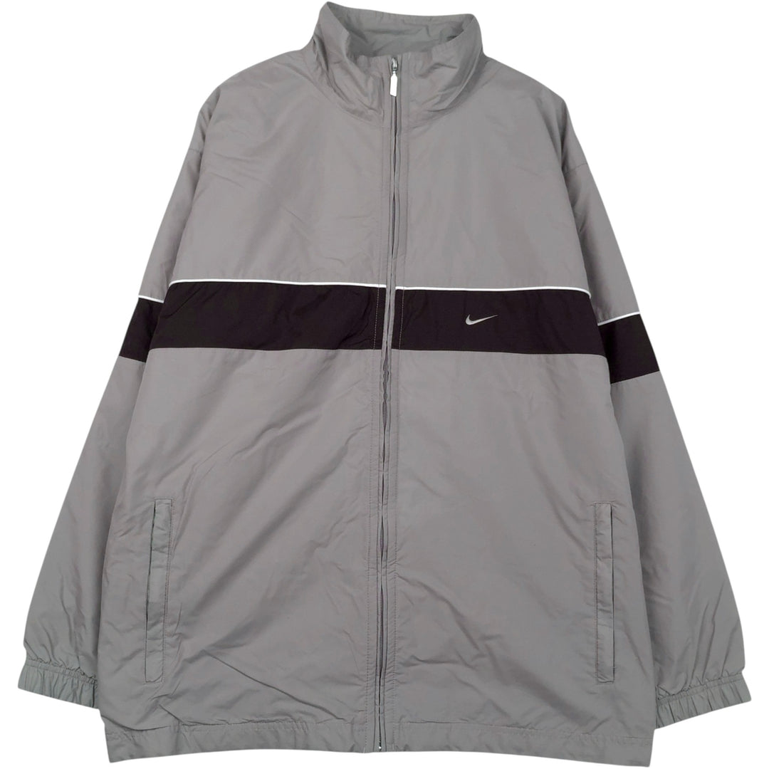 00'S Nike Nylon Jacket Men's XL Nylon gray type Vintage Second Hand