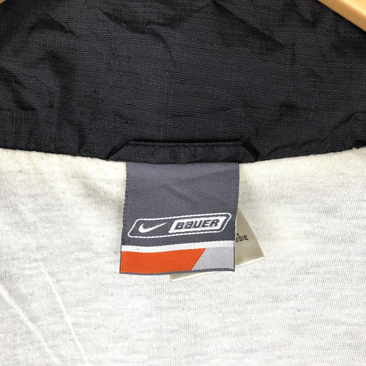 2000'S Nike Bauer Ripstop Nylon Jacket, Men's XL Nylon black type Vintage Second Hand
