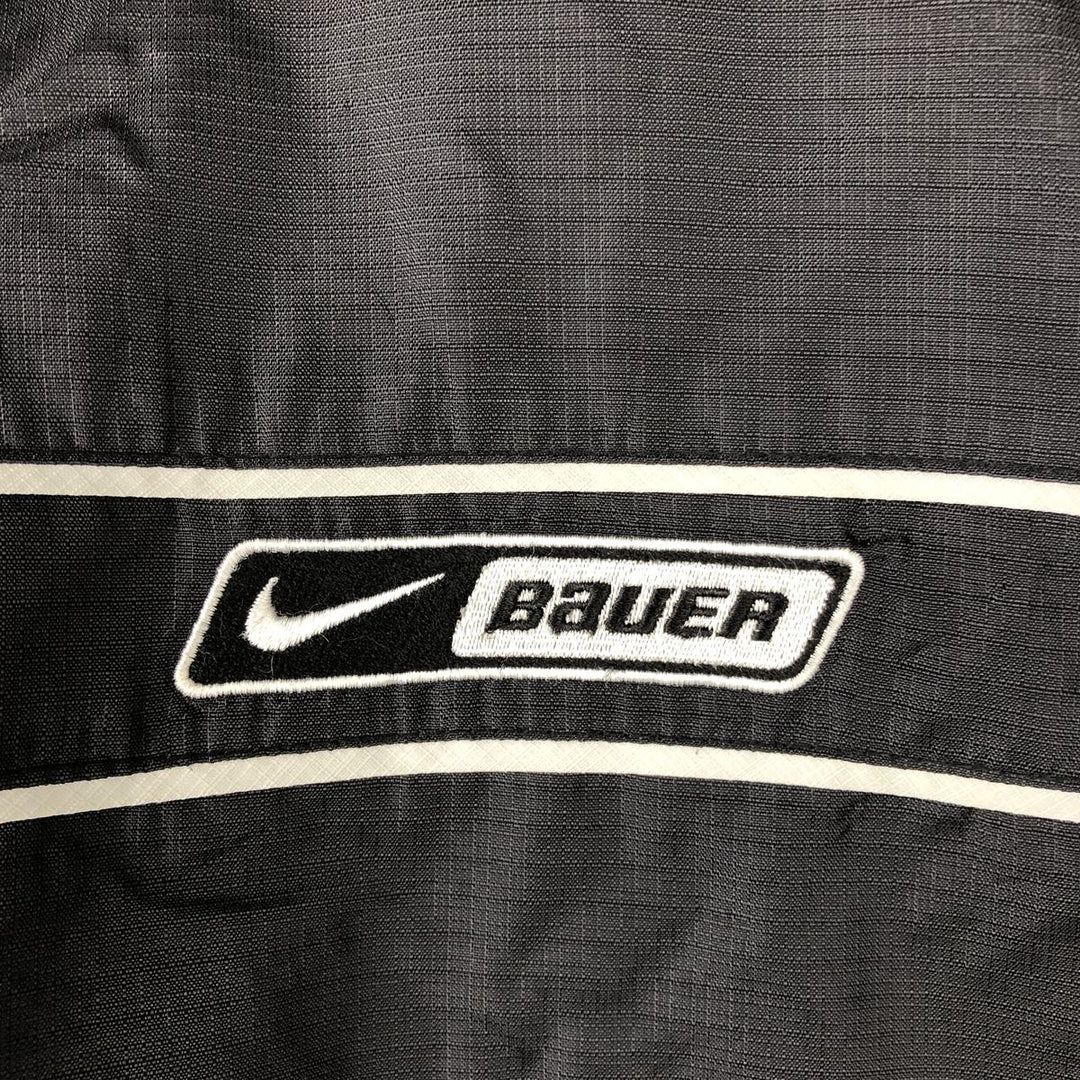 2000'S Nike Bauer Ripstop Nylon Jacket, Men's XL Nylon black type Vintage Second Hand
