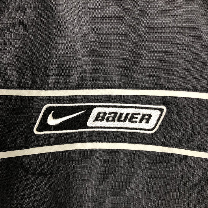 2000'S Nike Bauer Ripstop Nylon Jacket, Men's XL Nylon black type Vintage Second Hand