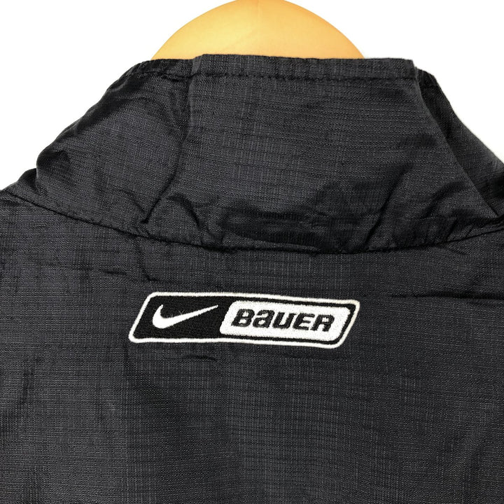 2000'S Nike Bauer Ripstop Nylon Jacket, Men's XL Nylon black type Vintage Second Hand
