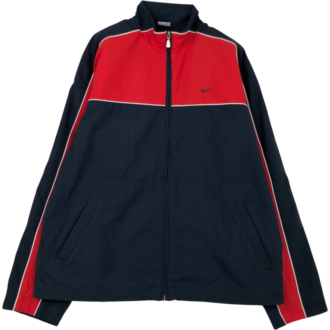 2000'S Nike Zip-Up Jacket, Men's Size L unclear navy blue type Vintage Second Hand