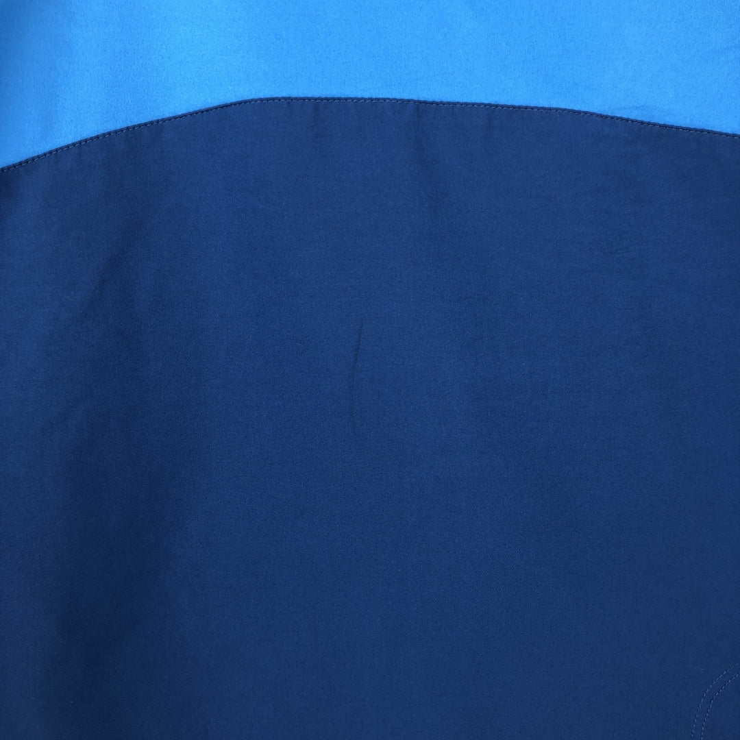 Nike Golf Half-Zip Nylon Pullover, Men's XL (Equivalent) polyester blue type Vintage Second Hand