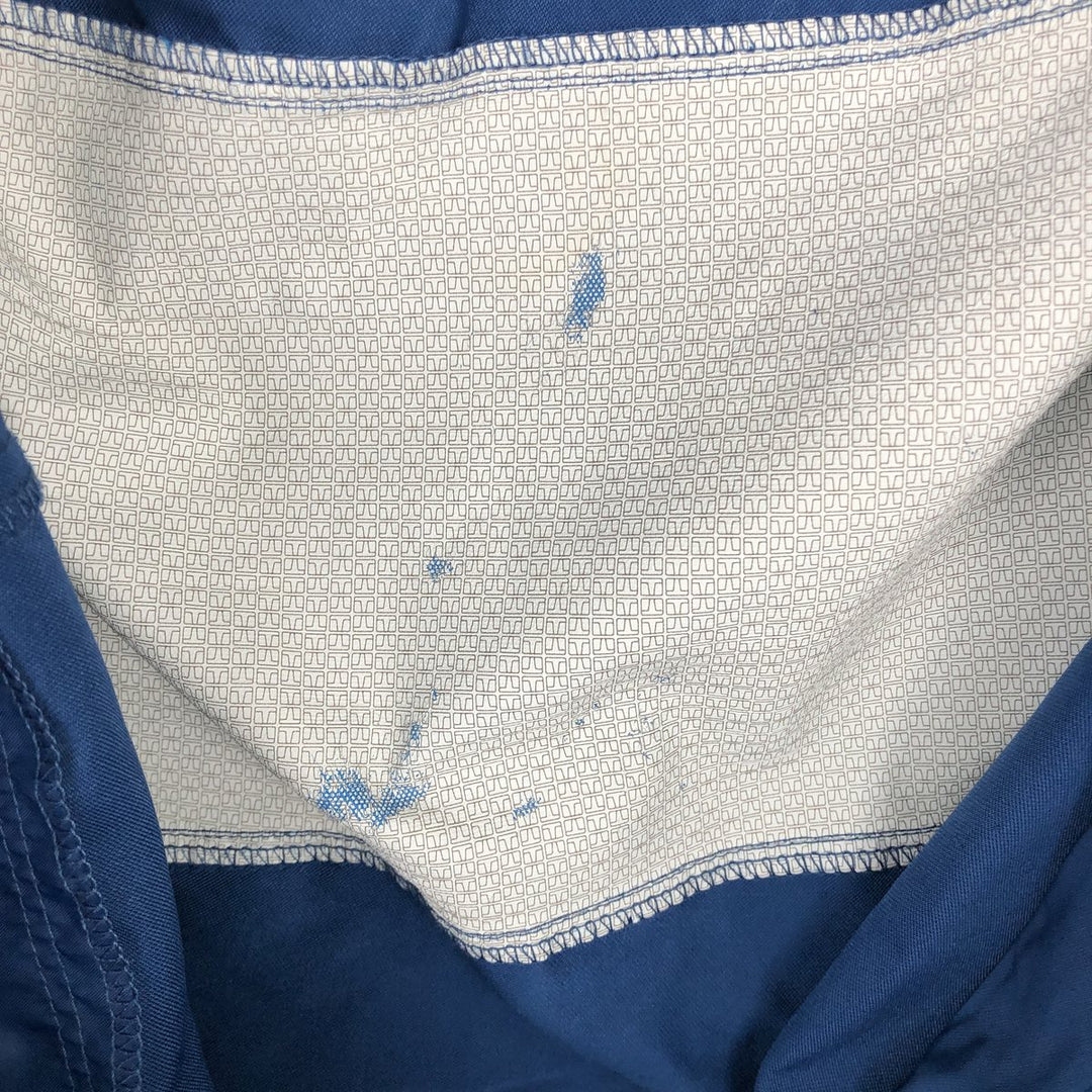 Nike Golf Half-Zip Nylon Pullover, Men's XL (Equivalent) polyester blue type Vintage Second Hand
