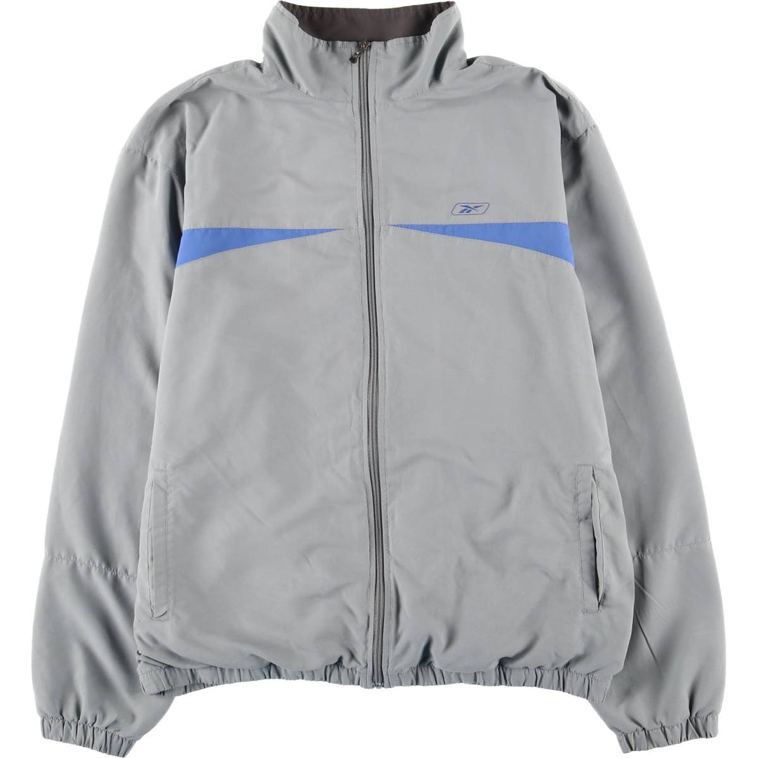 Reebok Windbreaker Men's Size L polyester gray type Vintage Second Hand