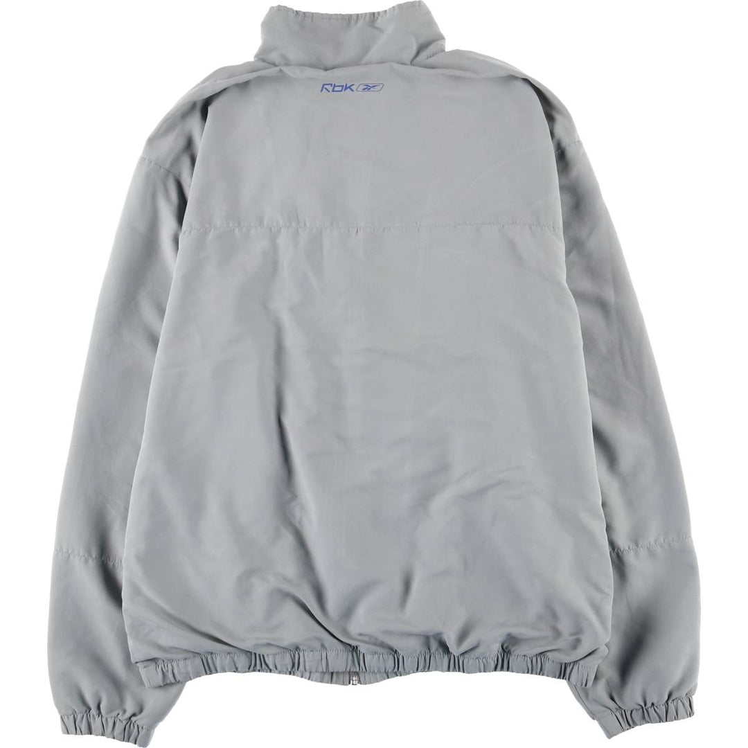 Reebok Windbreaker Men's Size L polyester gray type Vintage Second Hand