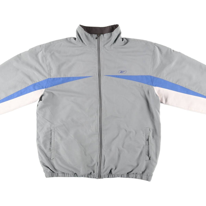 Reebok Windbreaker Men's Size L polyester gray type Vintage Second Hand