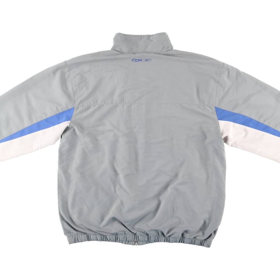 Reebok Windbreaker Men's Size L polyester gray type Vintage Second Hand