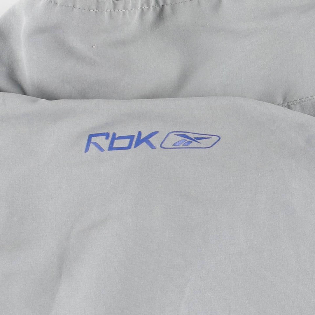 Reebok Windbreaker Men's Size L polyester gray type Vintage Second Hand