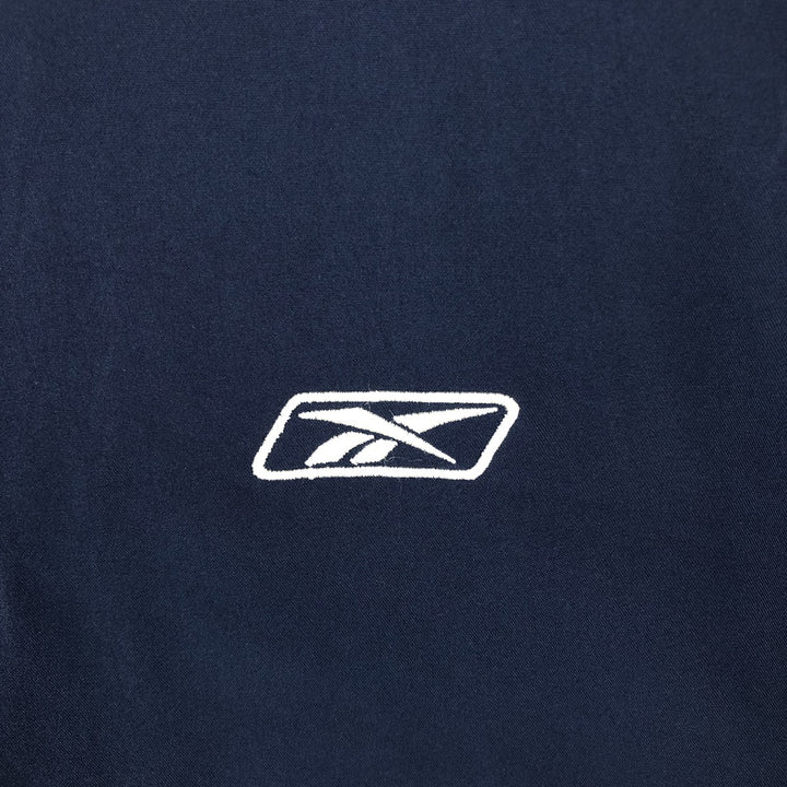 Reebok Windbreaker Men's Size L polyester navy blue type Vintage Second Hand