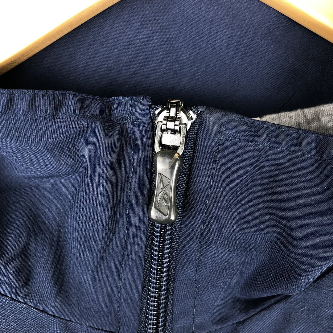 Reebok Windbreaker Men's Size L polyester navy blue type Vintage Second Hand