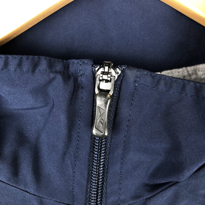 Reebok Windbreaker Men's Size L polyester navy blue type Vintage Second Hand