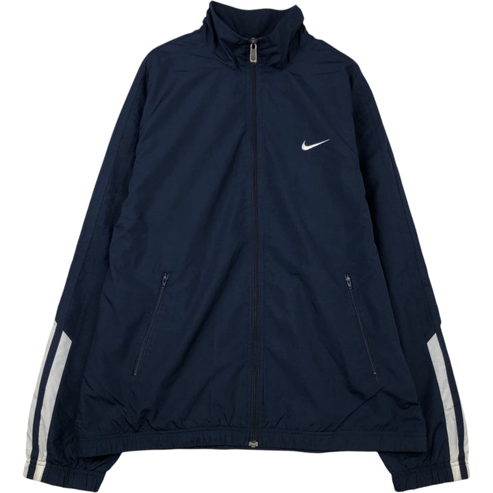 00'S Nike Windbreaker Men's XL polyester navy blue type Vintage Second Hand