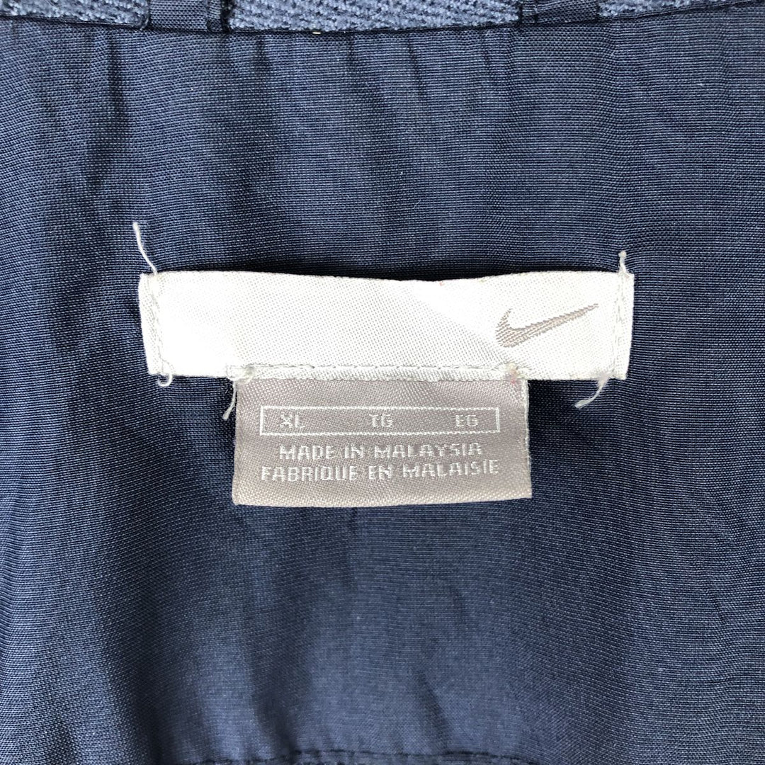 00'S Nike Windbreaker Men's XL polyester navy blue type Vintage Second Hand