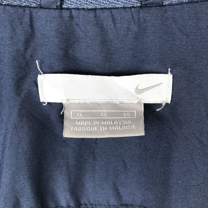 00'S Nike Windbreaker Men's XL polyester navy blue type Vintage Second Hand