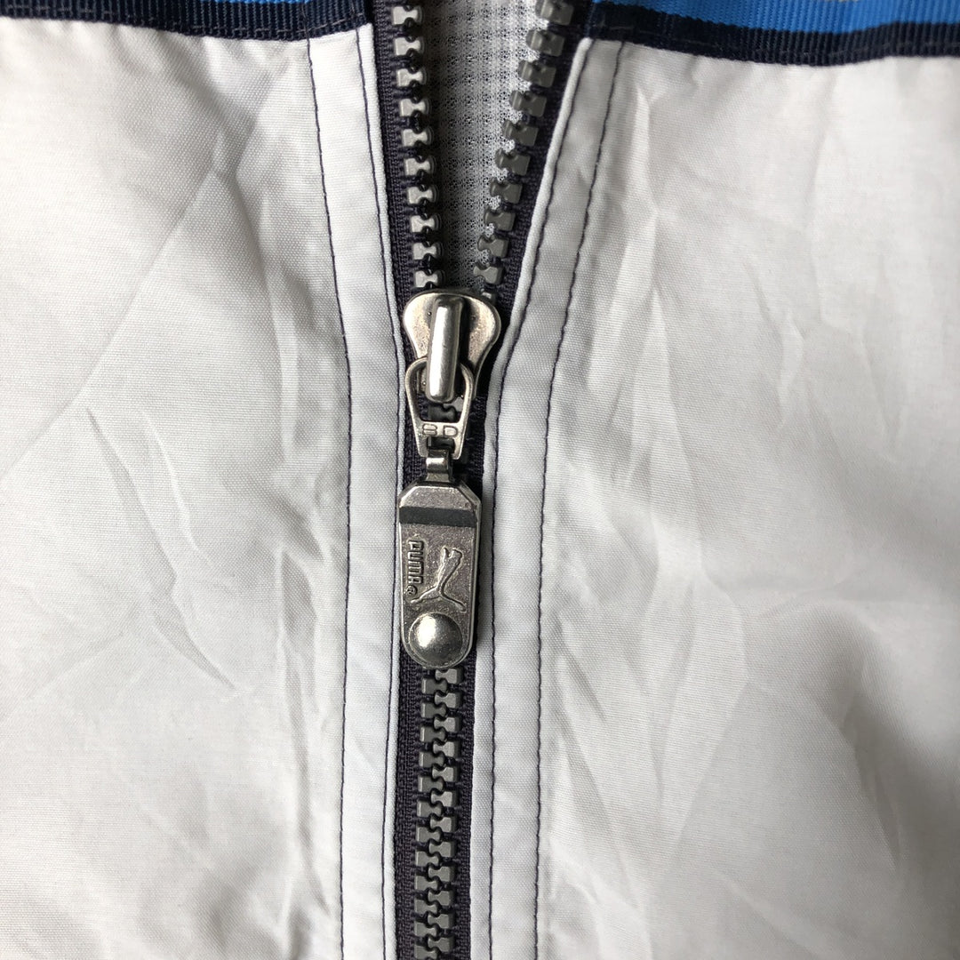 90'S Puma zip-up jacket, men's size L equivalent, vintage. unclear white type Vintage Second Hand