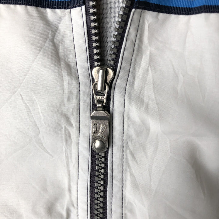 90'S Puma zip-up jacket, men's size L equivalent, vintage. unclear white type Vintage Second Hand