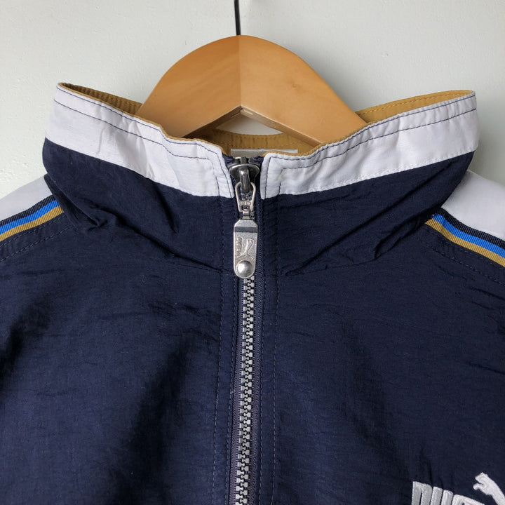 90'S Puma zip-up jacket, men's size L equivalent, vintage. unclear white type Vintage Second Hand