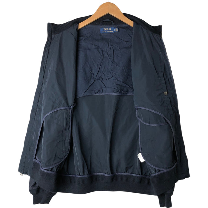 Ralph Lauren POLO RALPH LAUREN windbreaker, men's size L polyester navy blue type Vintage Second Hand