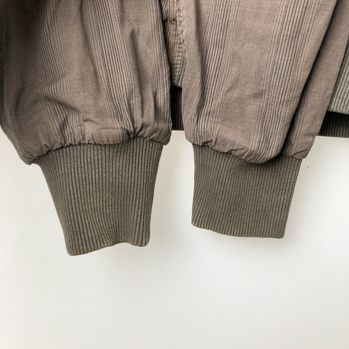Carhartt Striped Cotton Parka, Men's XXL cotton Khaki type Vintage Second Hand