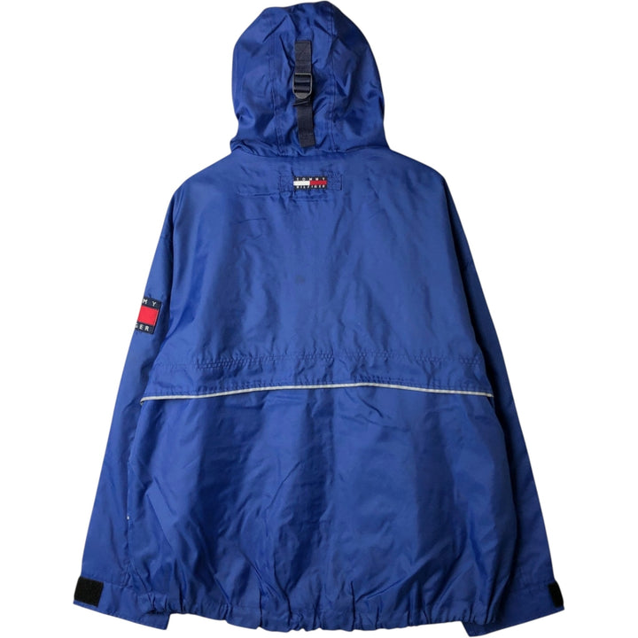 90'S Tommy Hilfiger nylon parka, men's size L Nylon blue type Vintage Second Hand
