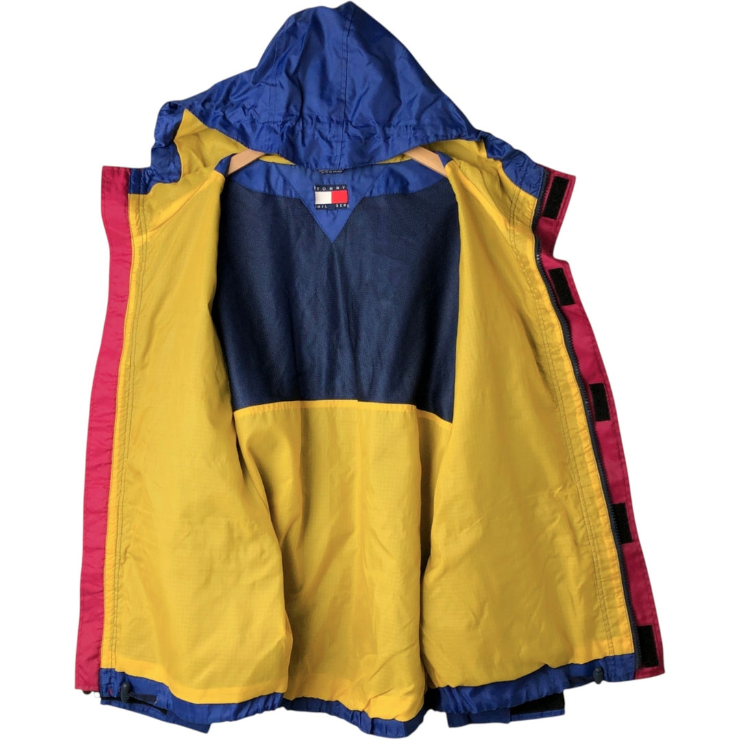 90'S Tommy Hilfiger nylon parka, men's size L Nylon blue type Vintage Second Hand