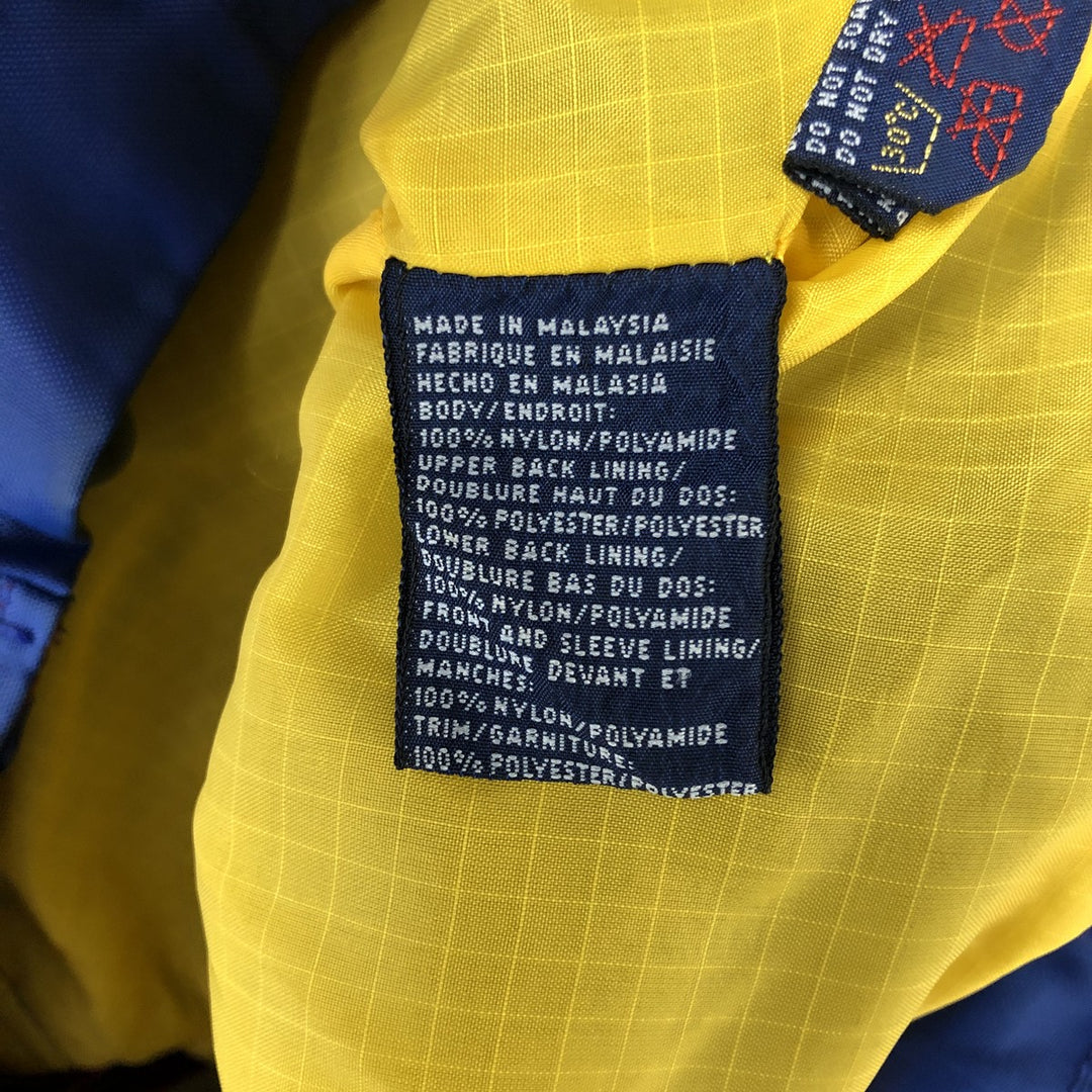 90'S Tommy Hilfiger nylon parka, men's size L Nylon blue type Vintage Second Hand