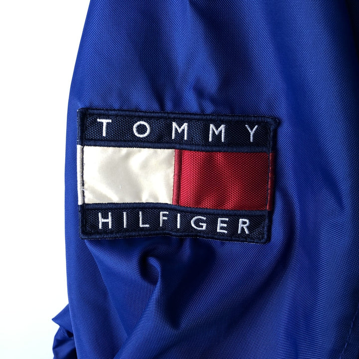 90'S Tommy Hilfiger nylon parka, men's size L Nylon blue type Vintage Second Hand