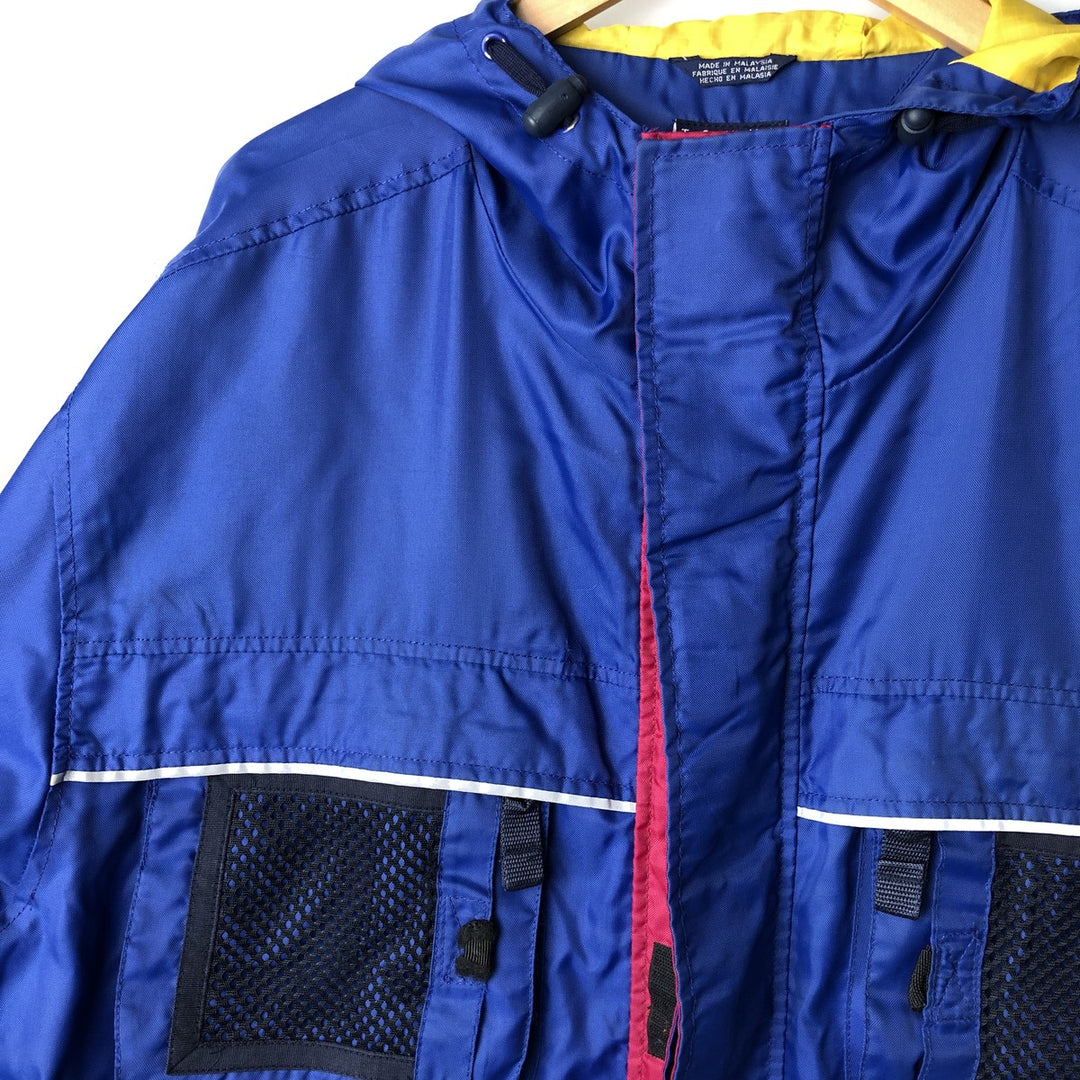 90'S Tommy Hilfiger nylon parka, men's size L Nylon blue type Vintage Second Hand
