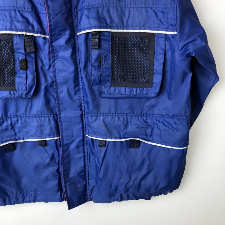 90'S Tommy Hilfiger nylon parka, men's size L Nylon blue type Vintage Second Hand