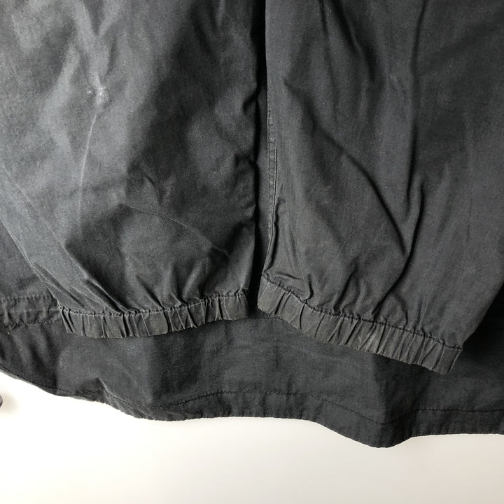 90'S Calvin Klein Jeans Half-Zip Anorak Parka, Men's Size L polyester black type Vintage Second Hand