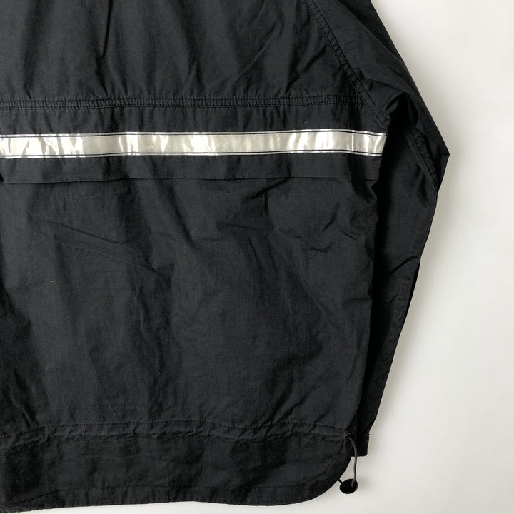 90'S Calvin Klein Jeans Half-Zip Anorak Parka, Men's Size L polyester black type Vintage Second Hand