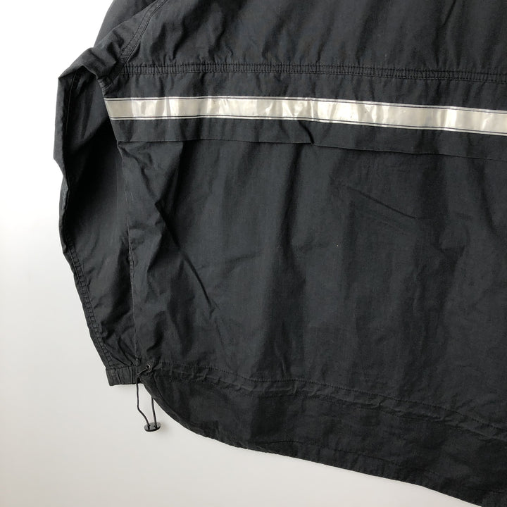 90'S Calvin Klein Jeans Half-Zip Anorak Parka, Men's Size L polyester black type Vintage Second Hand
