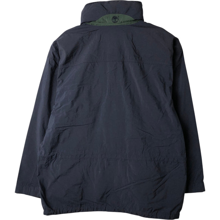 90s-00'S Timberland WeatherGear Nylon Jacket, Men's Size L Nylon navy blue type Vintage Second Hand
