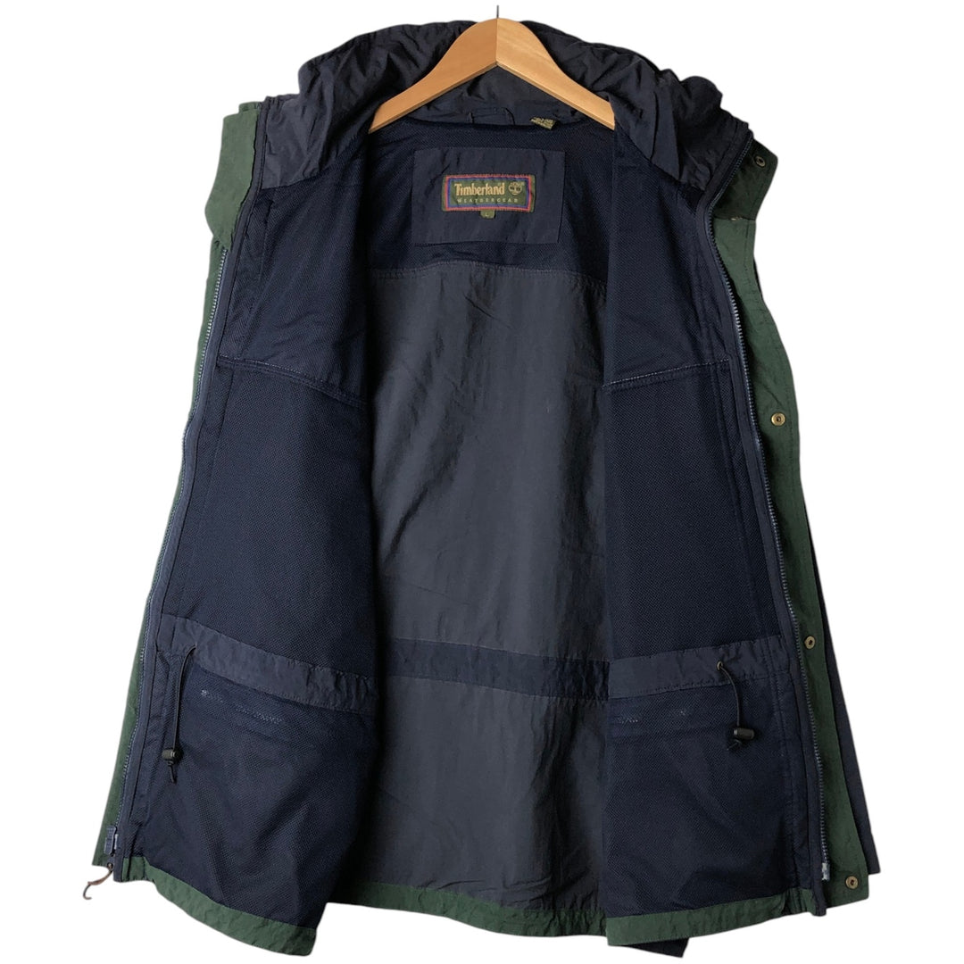 90s-00'S Timberland WeatherGear Nylon Jacket, Men's Size L Nylon navy blue type Vintage Second Hand