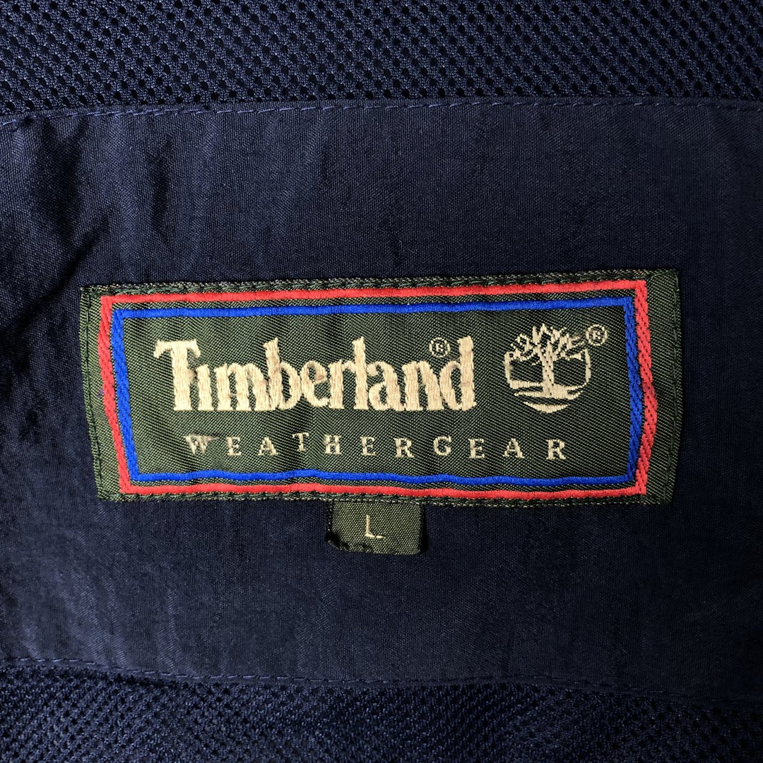 90s-00'S Timberland WeatherGear Nylon Jacket, Men's Size L Nylon navy blue type Vintage Second Hand
