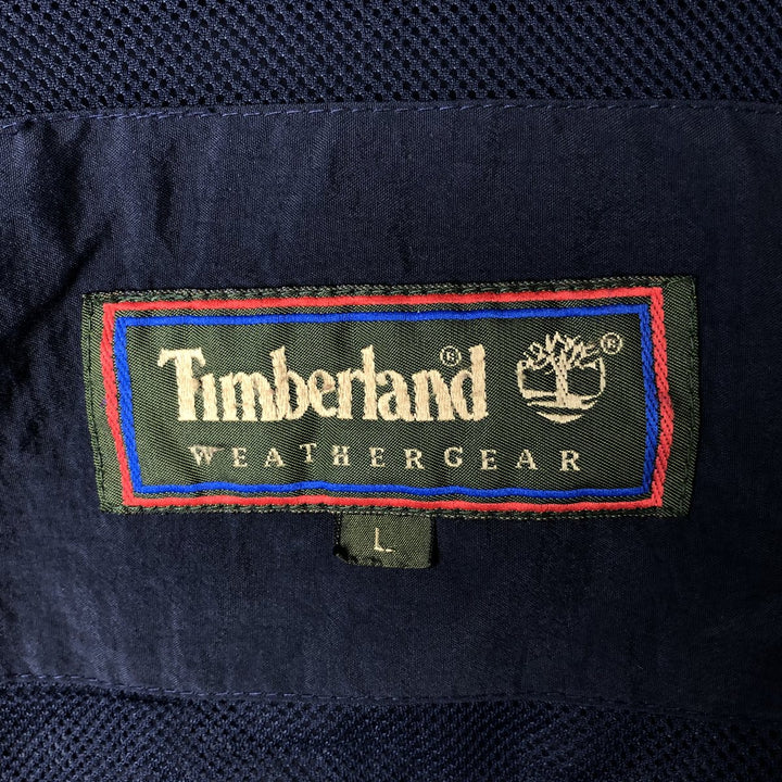 90s-00'S Timberland WeatherGear Nylon Jacket, Men's Size L Nylon navy blue type Vintage Second Hand